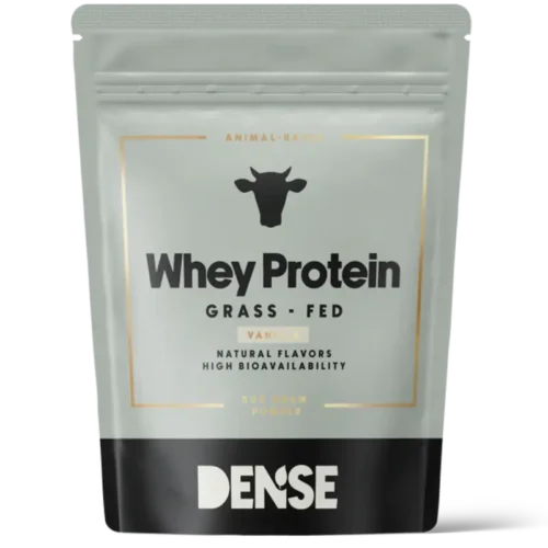 DENSE - Whey Protein - Vanilla - Proteinpulver fra gressforet storfe - 500g