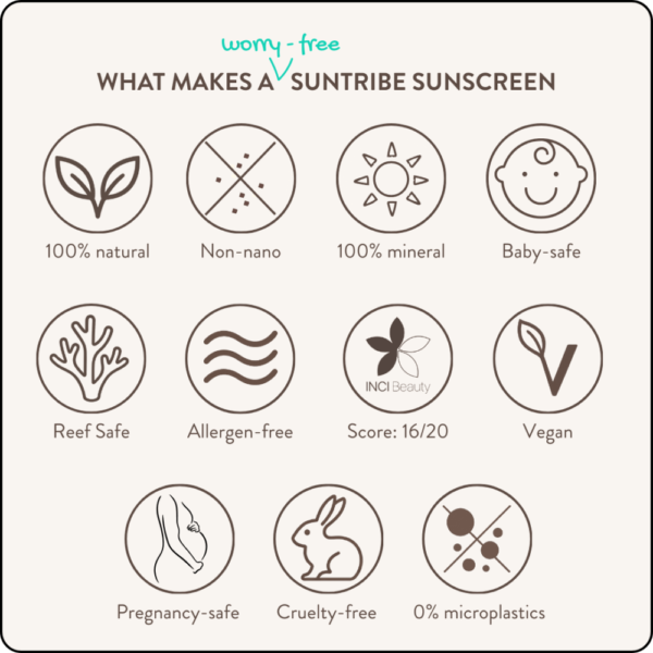 Suntribe - Natural Mineral Sunscreen Spf 30 - Naturlig solkrem - Image 3