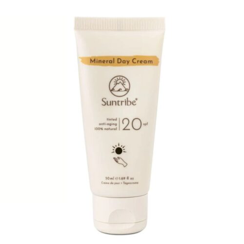 Suntribe - Natural Mineral Day Cream Spf 20 Tinted - Naturlig dagkrem