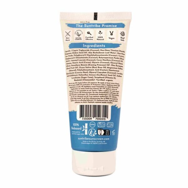 Suntribe - Active Natural Mineral Sunscreen Spf 50 - Naturlig solkrem - Image 2